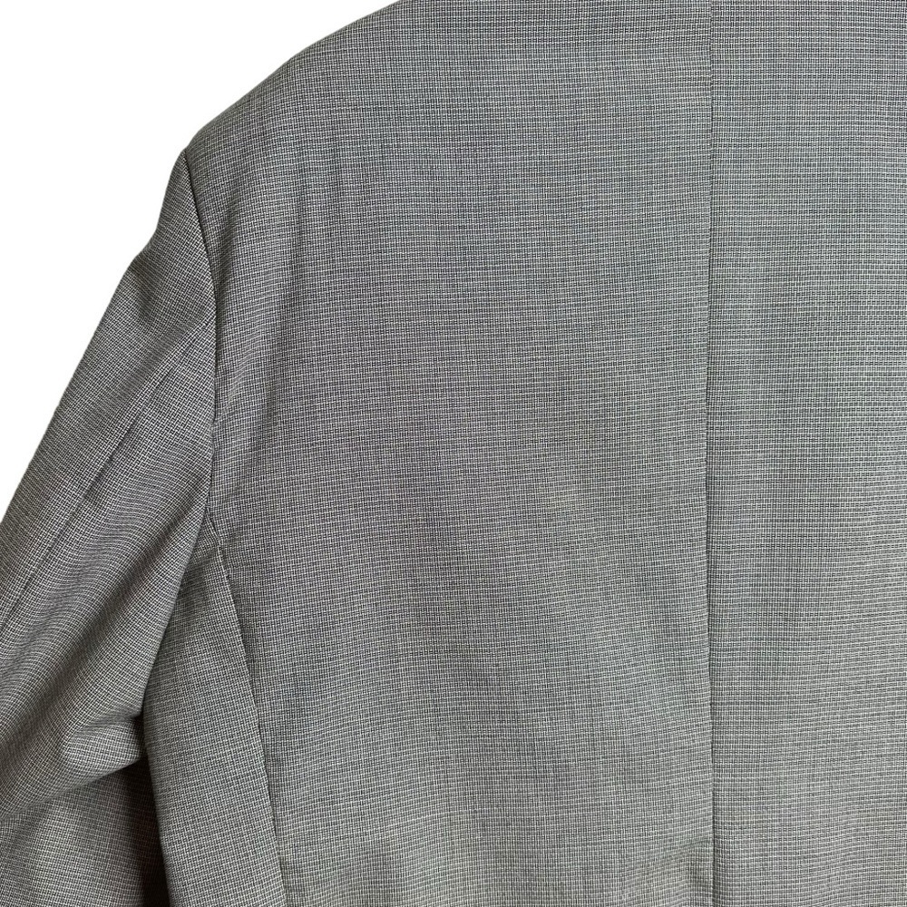Vintage Oleg Cassini Size 48R Patterned Sport Coat Blazer New Wool Men's Retro - Picture 8 of 13